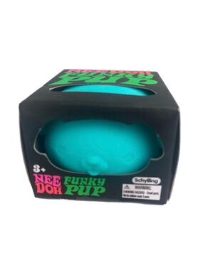 Schylling NeeDoh Funky Pup Teal Stress Toy - Teal